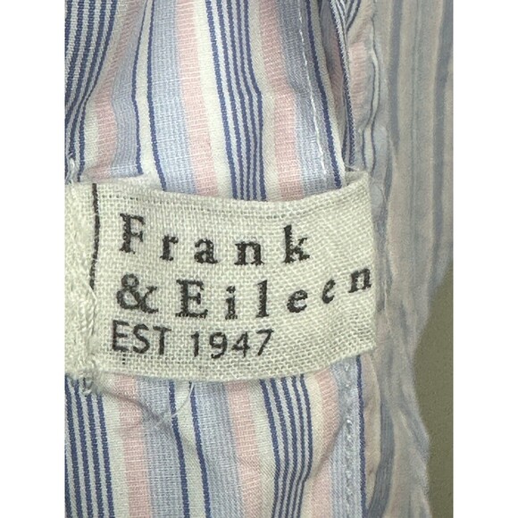 Frank And Eileen Barry Superlux Button Up Women’s Size XS Pink/Blue - Picture 6 of 9
